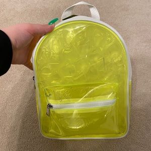 Forever 21 Translucent Structured Backpack